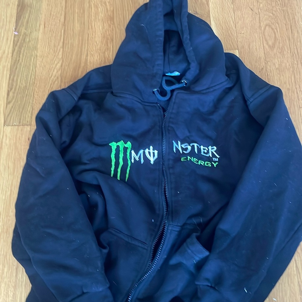 monster energy zip up
